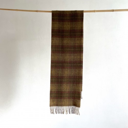 hanlyscarflw30greenishbrownsred