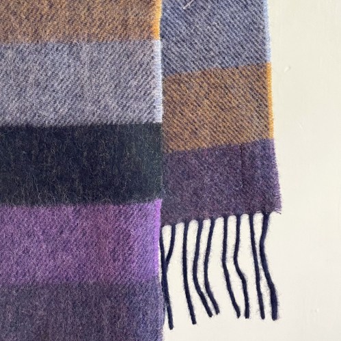 hanlyscarflwpurplebeigegreyblackstrd